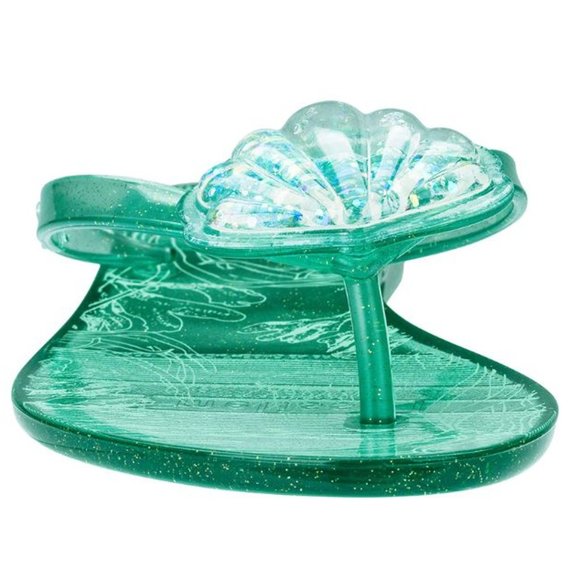 Melissa Green Shell Slippers - Picture 2 of 7